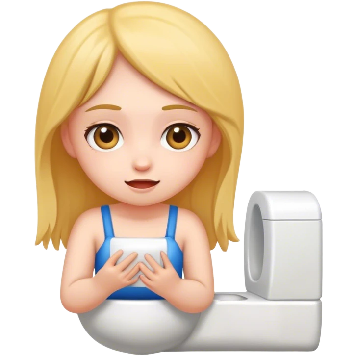 girl on toilet  emoji