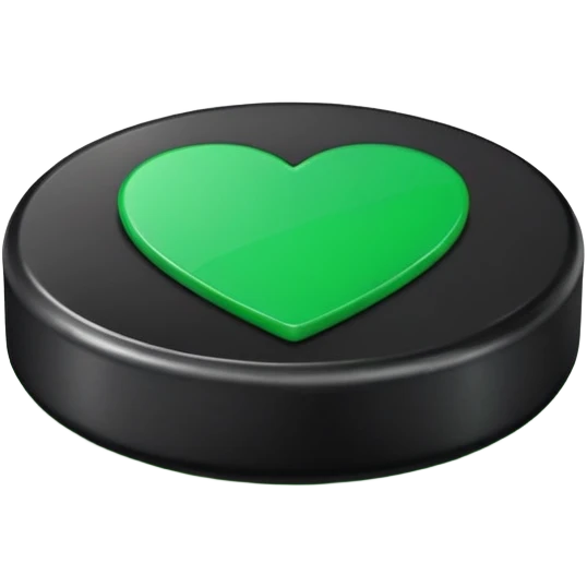 Mn wild hockey with green heart  emoji