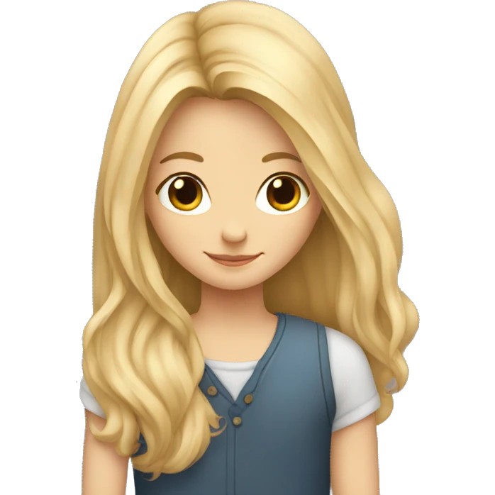 girl with long blonde hair hugging white boy with brown faded hair emoji
