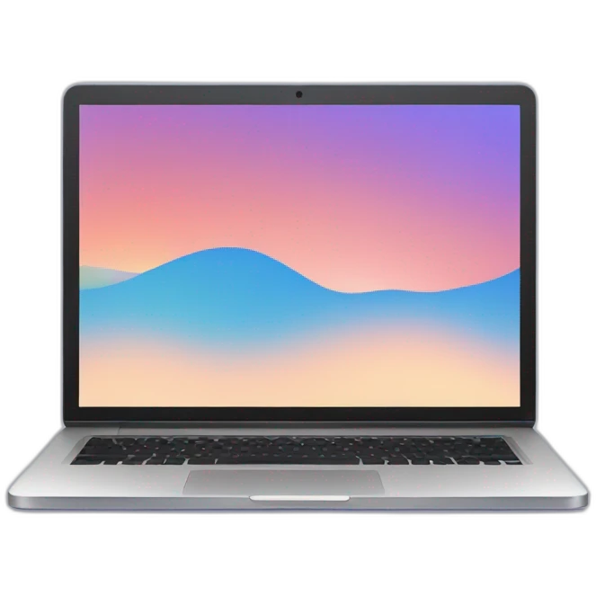 gradient laptop screen emoji