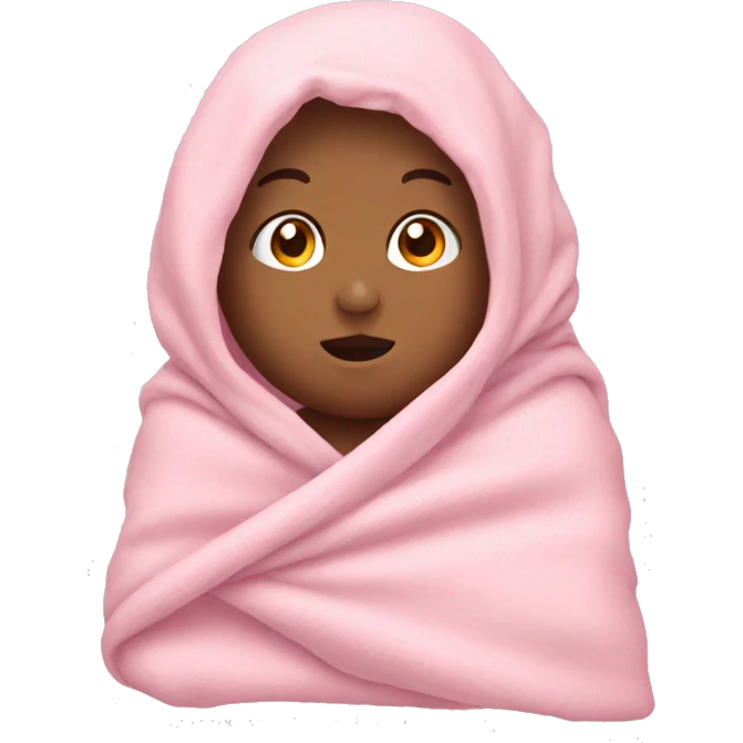 Baby pink blanket  emoji