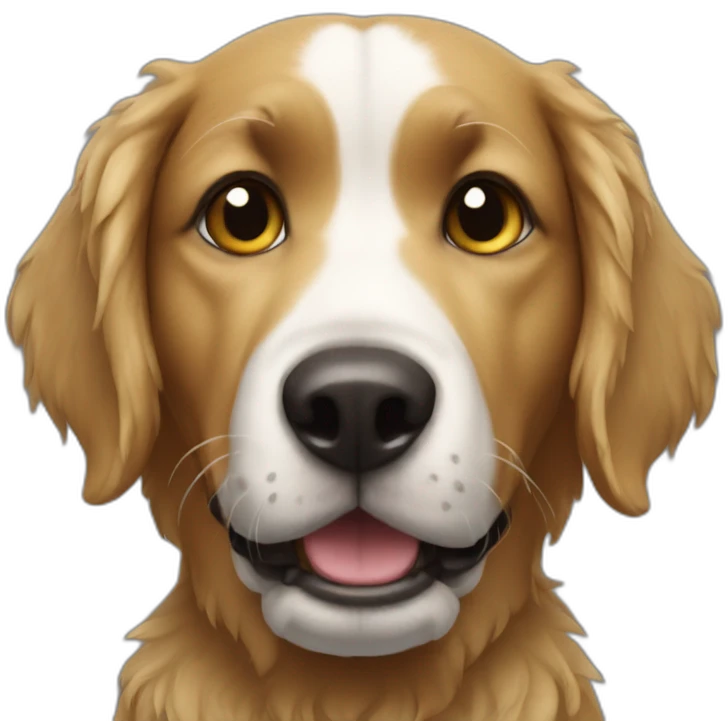 Hockey dog emoji