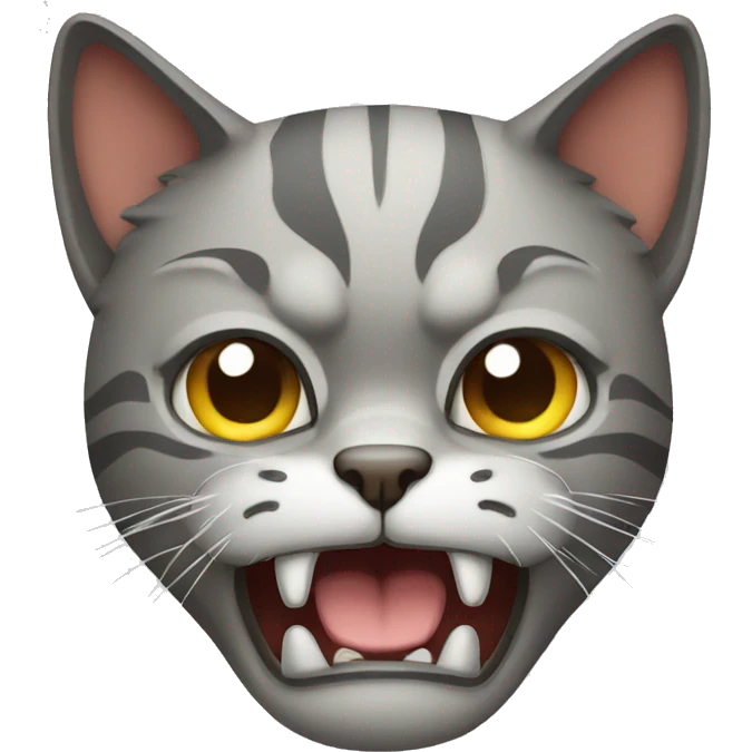 angry cat emoji