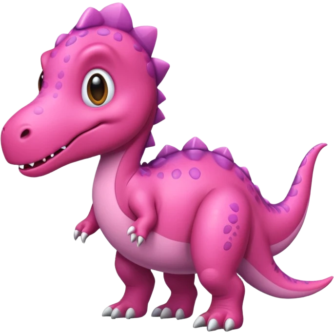 pink dino emoji