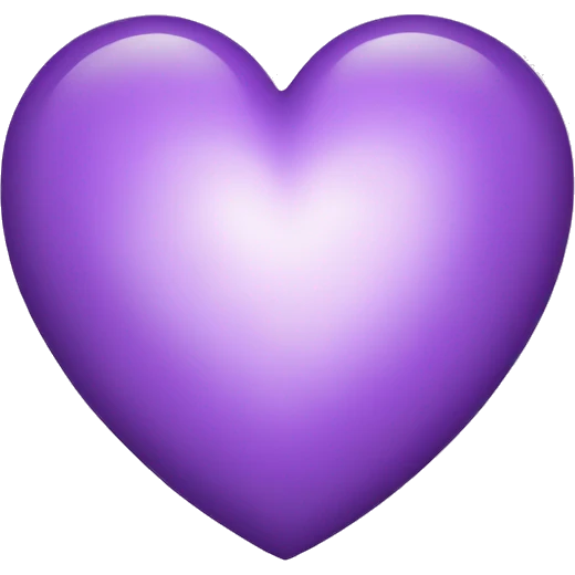 ligh purple heart emoji