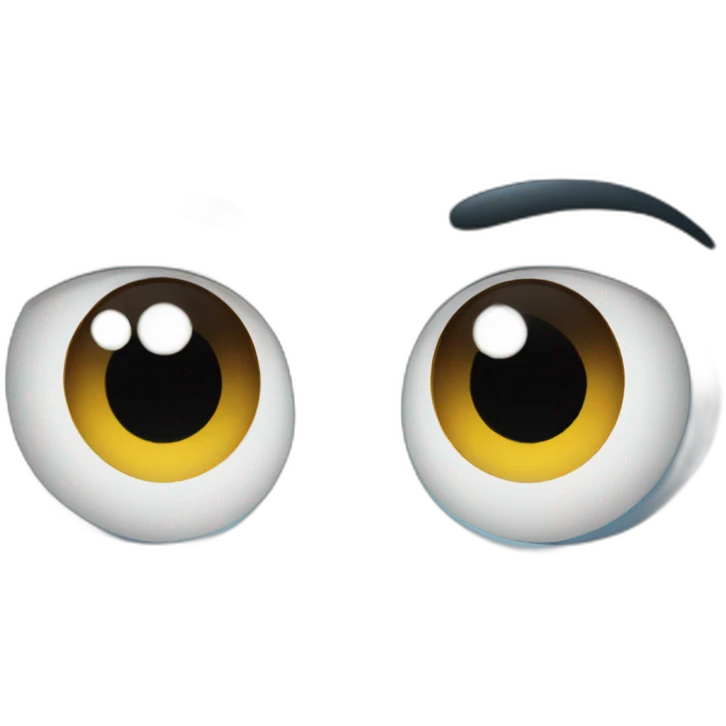 Yeux bleu emoji