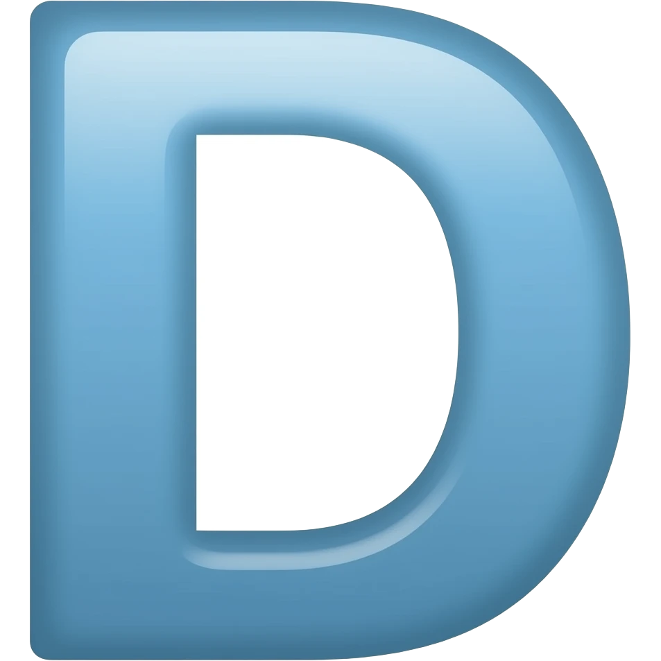 letter D emoji