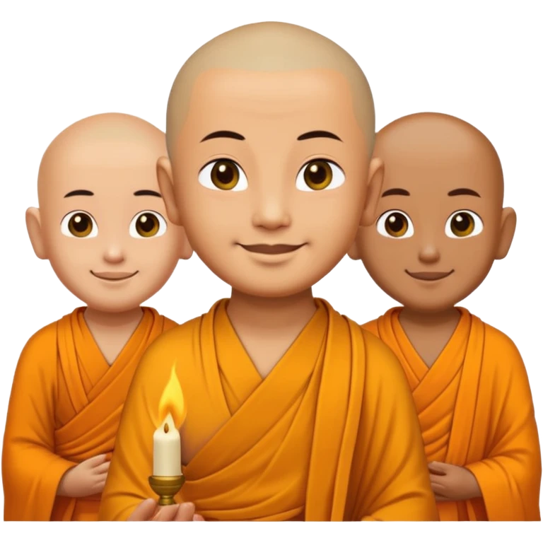 Buddha monks emoji
