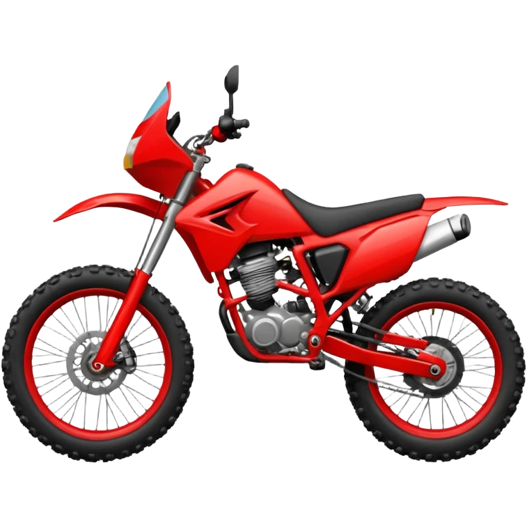 red enduro bike emoji