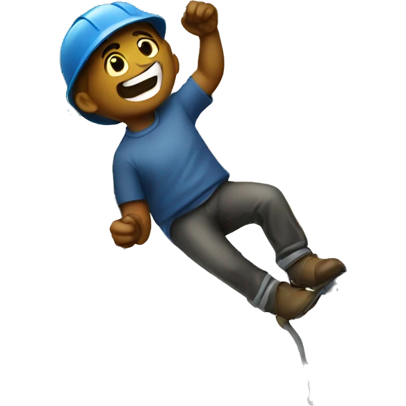 Lineman climbing pole  emoji