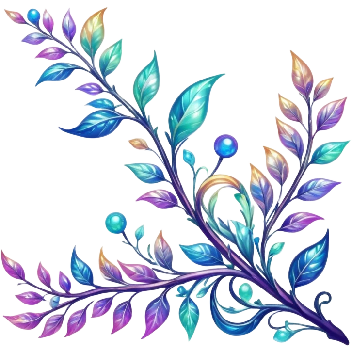 Epic divine sparkly glittery shiny legendary celestial vines flowery complex detailed iridescent gradients marbles aesthetic-scenery emoji