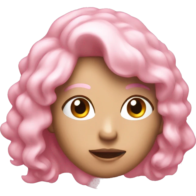 present light pink emoji