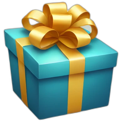 Exciting presents emoji