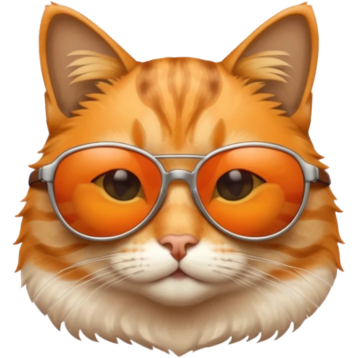 Cat wearing sunglasses emoji