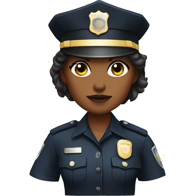 Sfw female cop emoji
