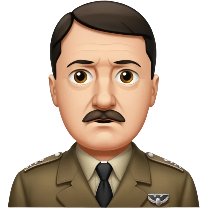 Je veux un emoji représentant adolf Hitler  emoji