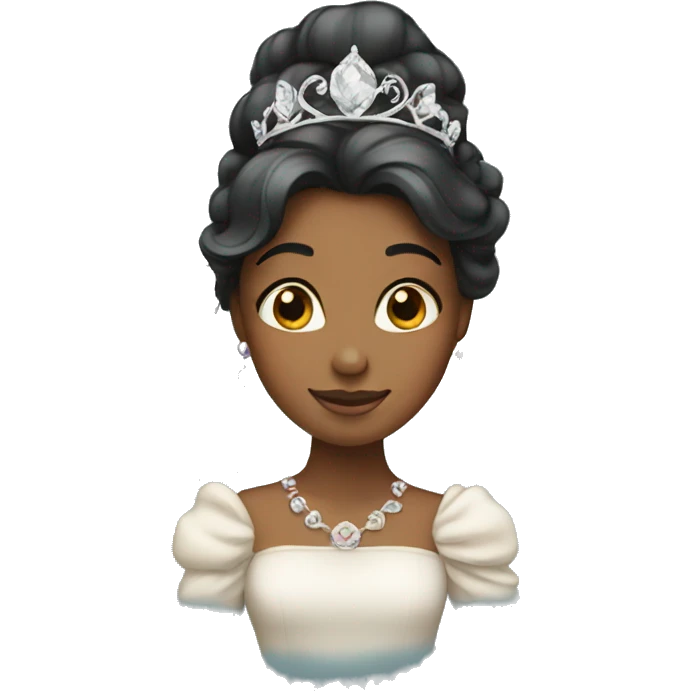 Princess with tiara  emoji