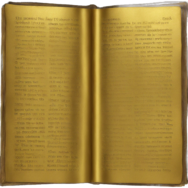 Old book with gold cover  emoji