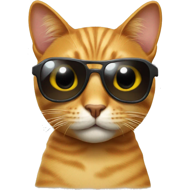 cat with sun glasses  emoji