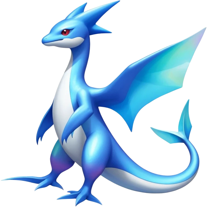 Shiny Latias-Salamence-Latios-Fakémon-hybrid-creature (full body)  emoji