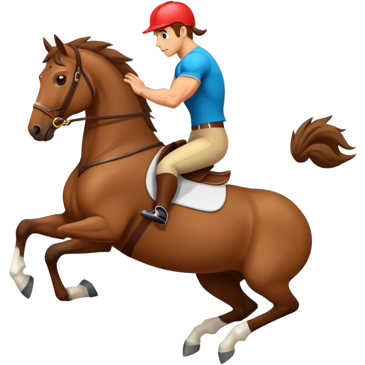 jumping horse emoji