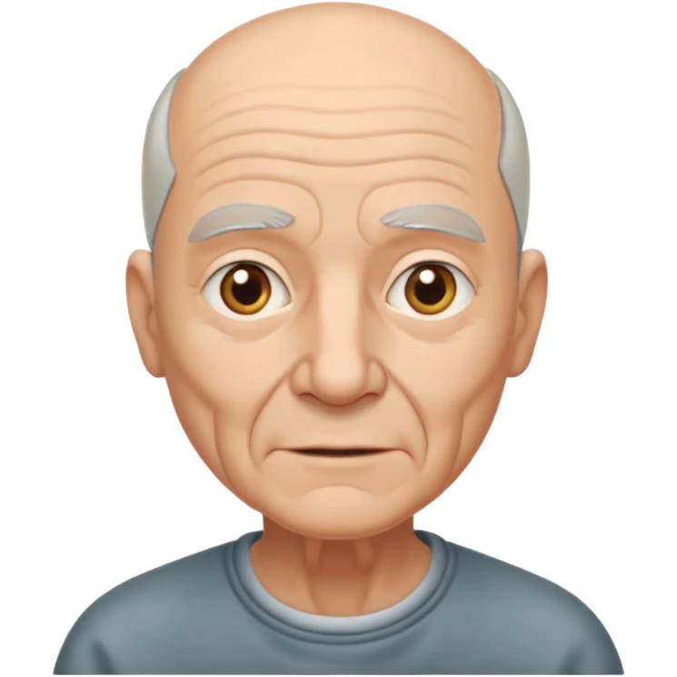 bald elderly man emoji