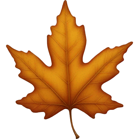 fall leaf emoji