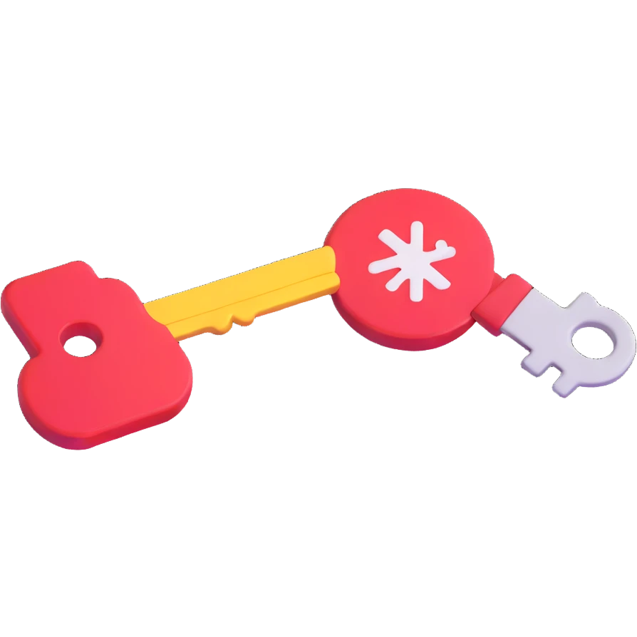 api key with code symbols emoji