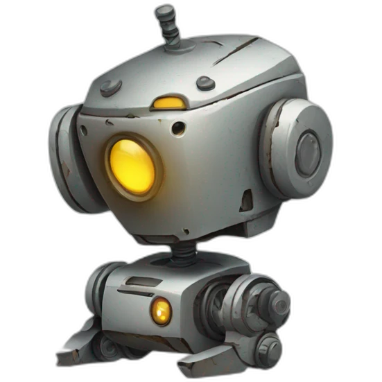 old broken robot emoji