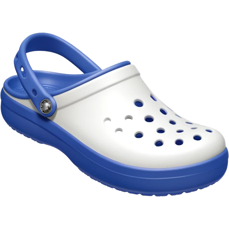I need emojis of classic original Crocs shoe in pure White emoji