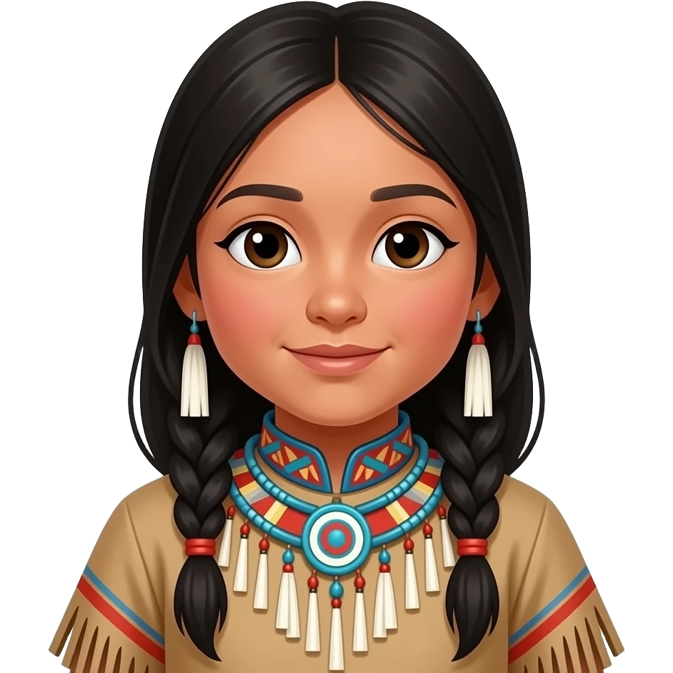 Native American children emoji