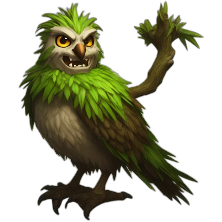Boomkin druid World of Warcraft laughing emoji