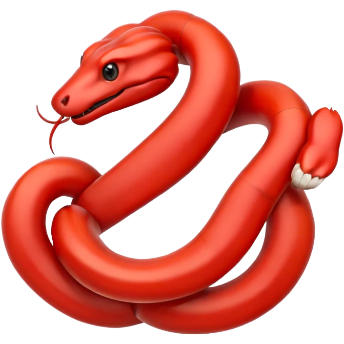 Tomato snake emoji