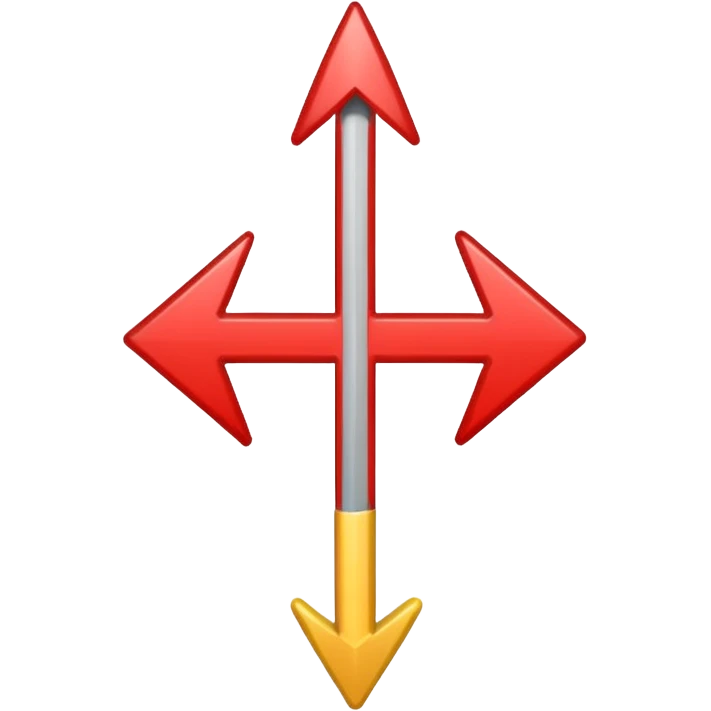 mach mir einen vireck emoji mit einem pfeil runter und einem pfeil rauf emoji