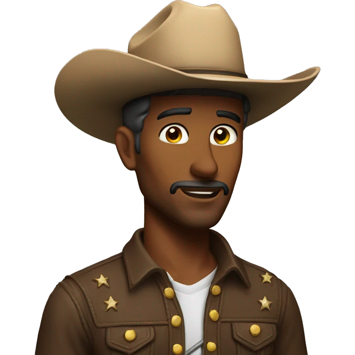 Sultry cowboy emoji