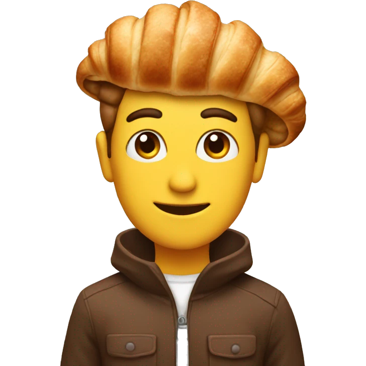 Chocolate croissant  emoji