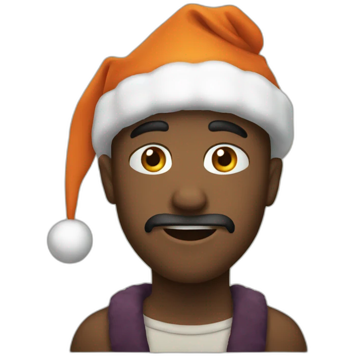 Christmas mixed with Halloween emoji