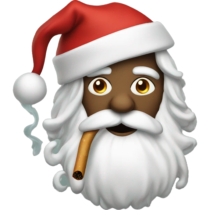 Santa Smokin emoji