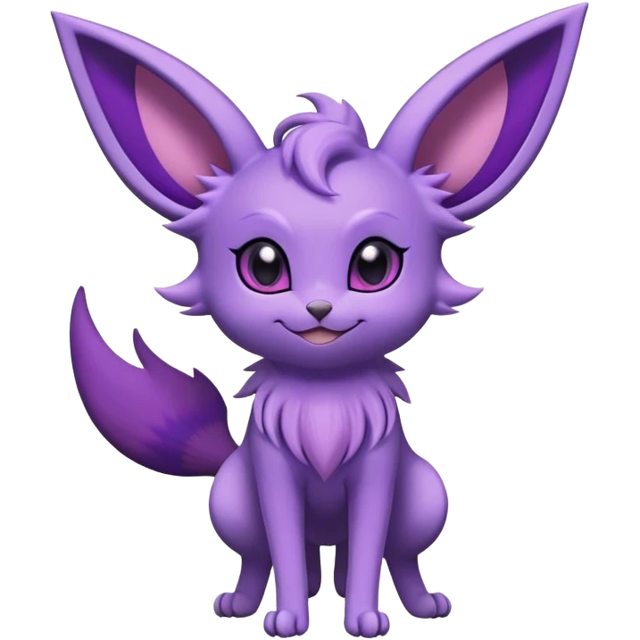 Noibat-Espeon-hybrid, full body emoji