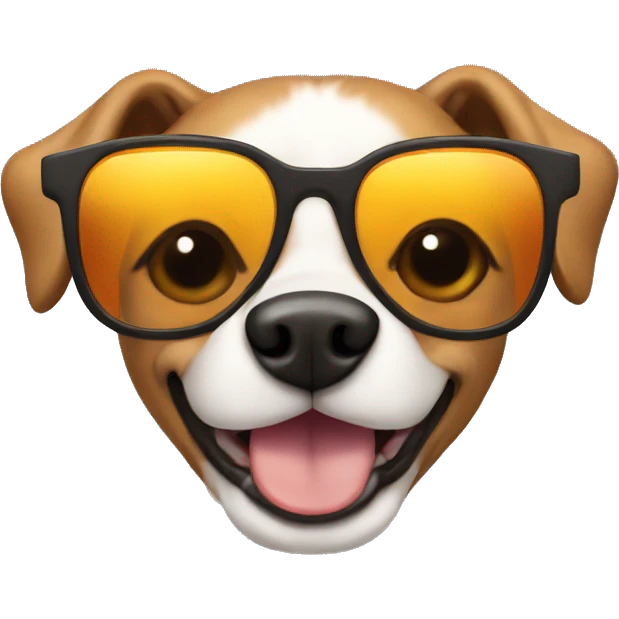 Dog with Sunclasses emoji