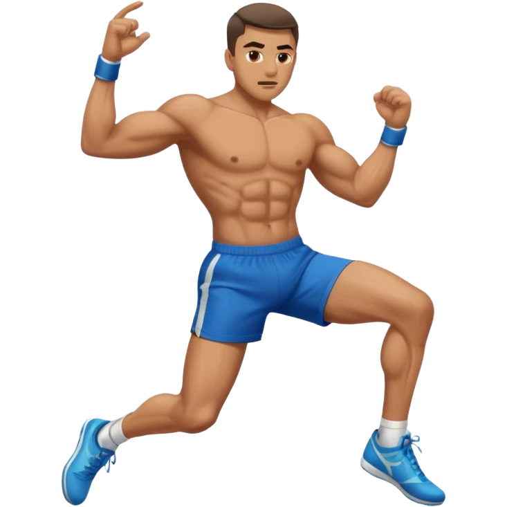 fighter kicking emoji