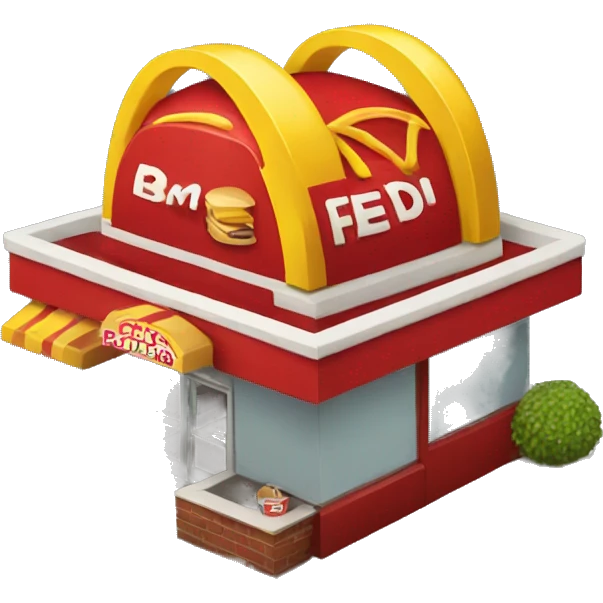 McDonald restaurant  emoji