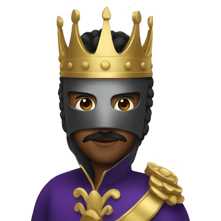 baldwin masked king emoji
