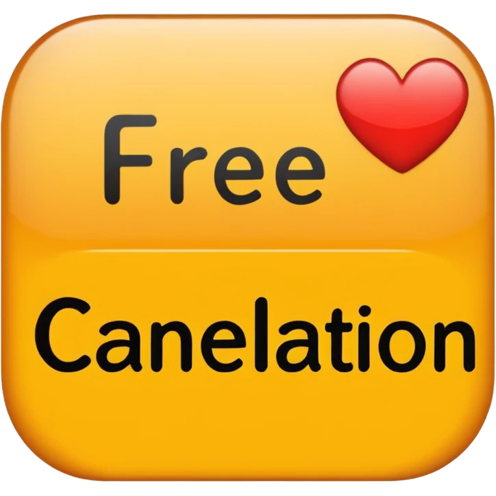 free cancellation emoji