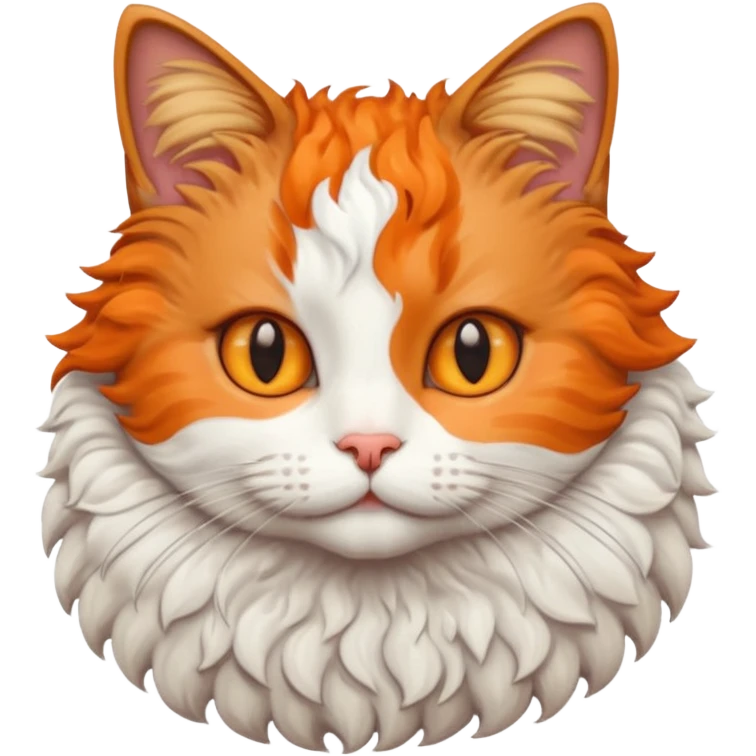 curly short hair cat  emoji