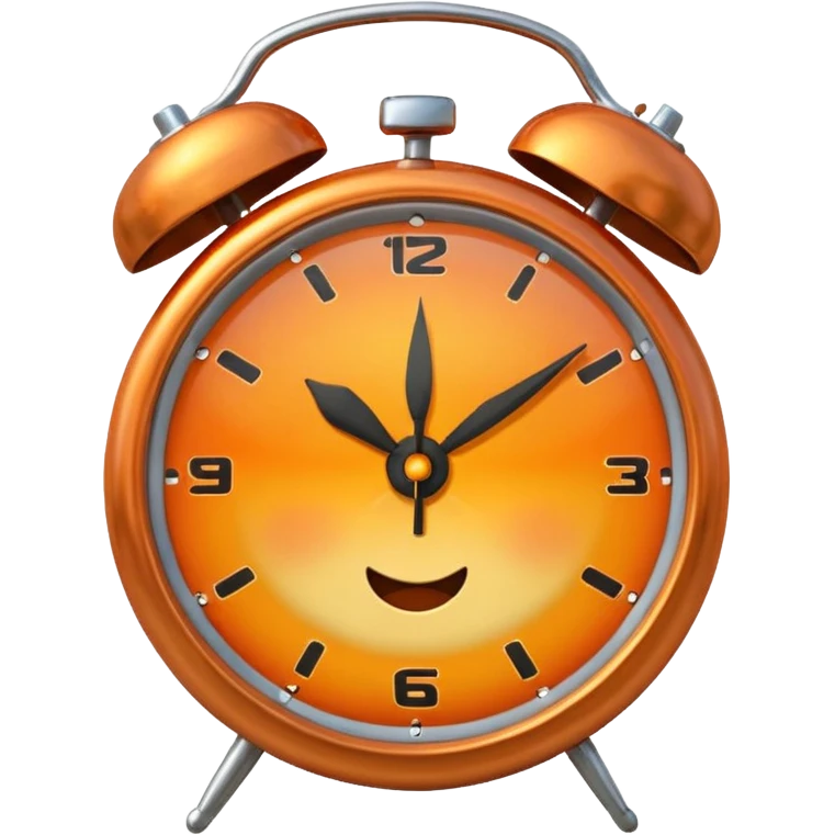 alarm clock, sunset MORE SUNSET. SLEEPY. Don't put a person there. Default emoji face emoji