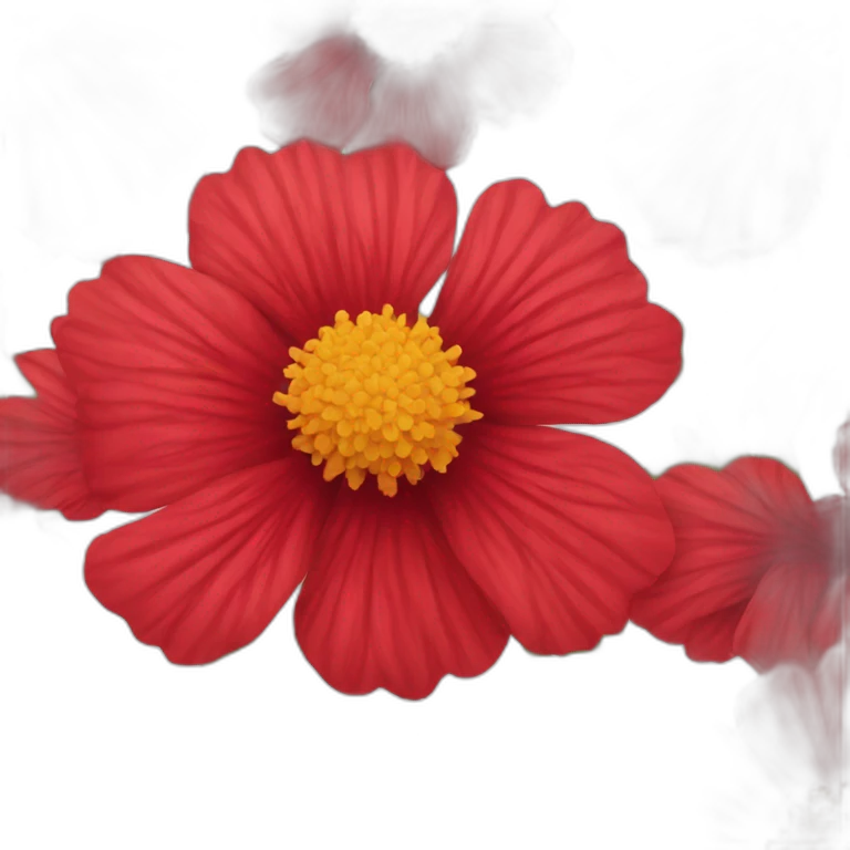 Red coliflower emoji