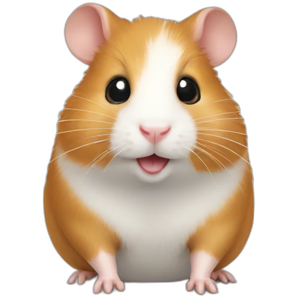 Working hamster emoji