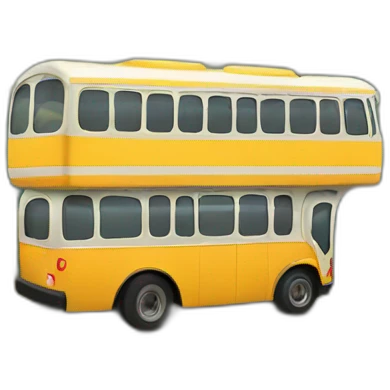Bus in hills emoji
