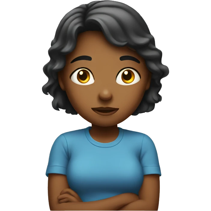 Girl watching tv emoji
